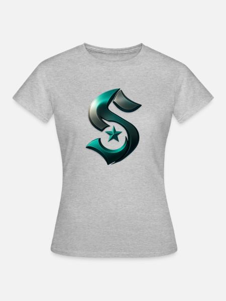 Soltan Original 7 - Frauen T-Shirt - Grau meliert