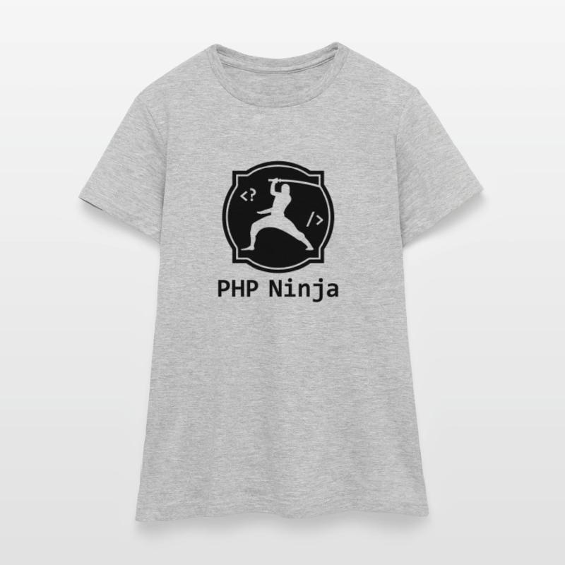PHP Ninja - PHP Programmer Coder Nerd Webdesign Women's T-Shirt