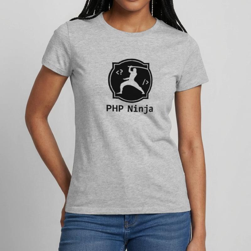 PHP Ninja - PHP Programmer Coder Nerd Webdesign Women's T-Shirt