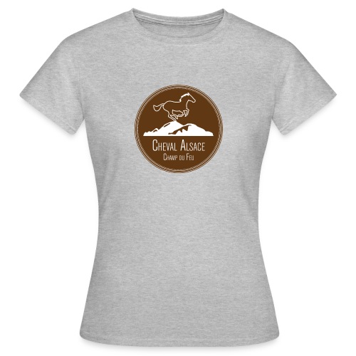 cheval alsace brun - T-shirt Femme