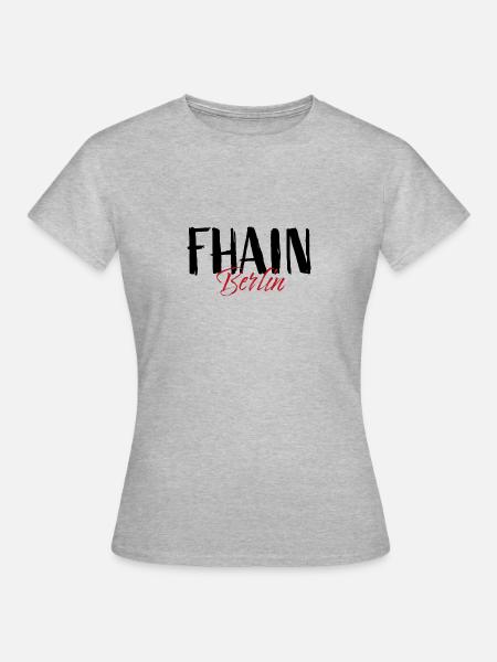 Friedrichshain - Frauen T-Shirt - Grau meliert