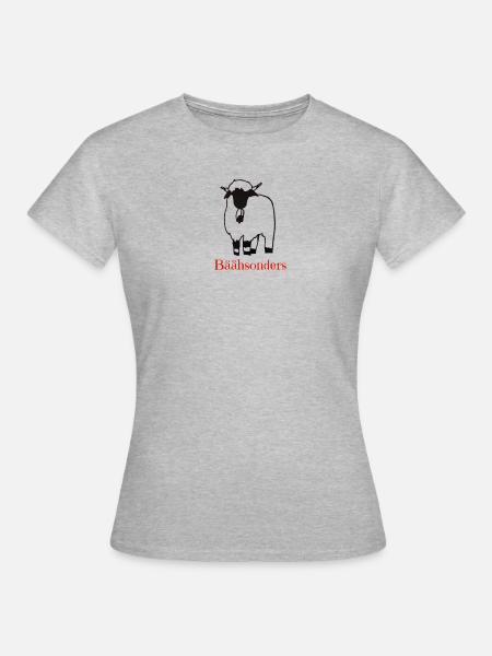 Bäähsonders 2 - Frauen T-Shirt - Grau meliert