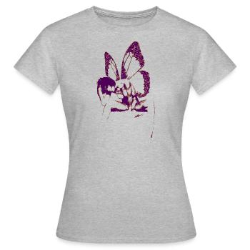 Maman Mère Nature - T-shirt Femme - gris chiné - Devant - AI Model Female 172 dark (172cm)