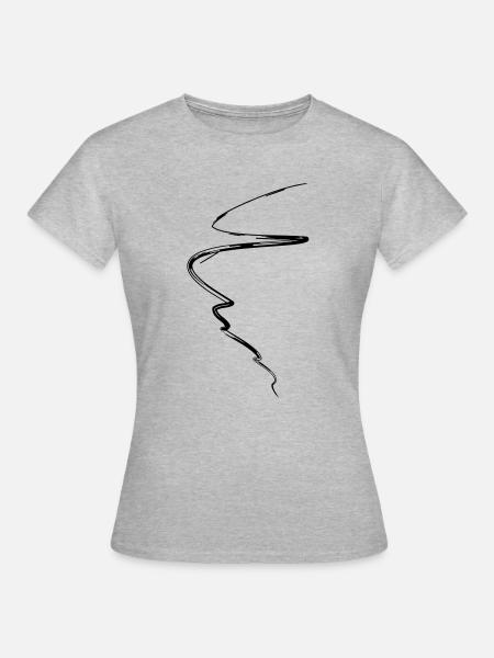 Twister - Frauen T-Shirt - Grau meliert
