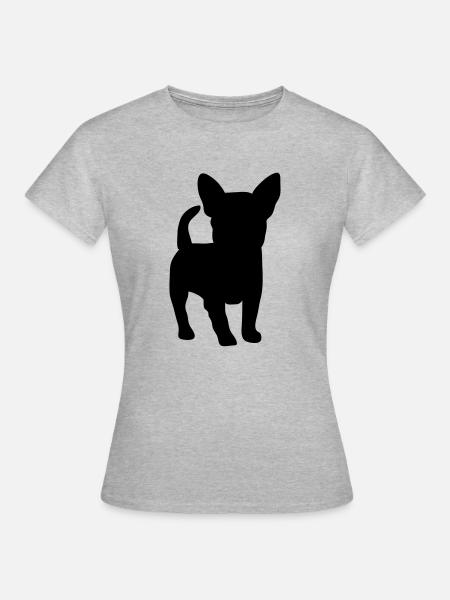 bulldog - Frauen T-Shirt - Grau meliert