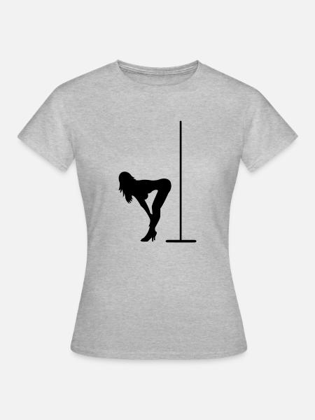 strip - Frauen T-Shirt - Grau meliert