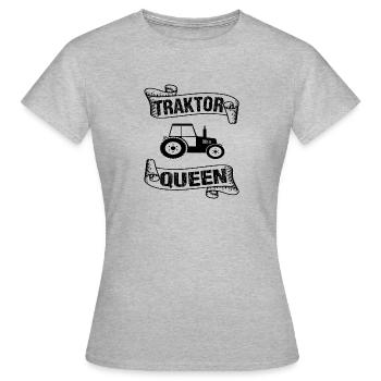 Tracteur - T-shirt Femme - gris chiné - Devant - AI Model Female 172 dark (172cm)