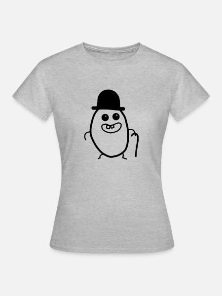 Eiermann - Frauen T-Shirt - Grau meliert