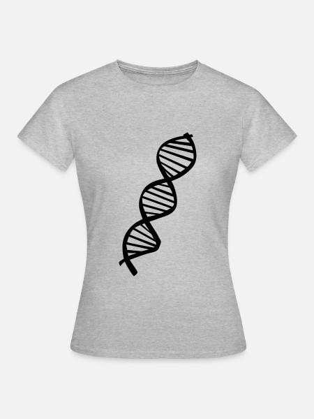 DNA - Frauen T-Shirt - Grau meliert
