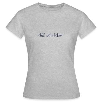keep calm - Women's T-Shirt - heather grey - Front - AI Model Female 172 dark (172cm)