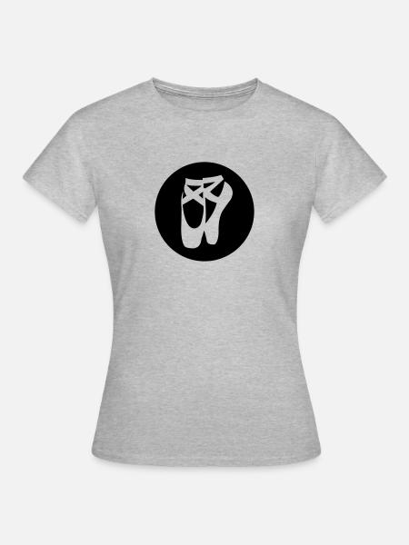 ballerinas 1 - Frauen T-Shirt - Grau meliert