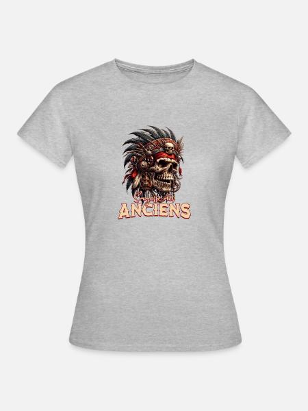 Die Weisheit der Alten - Frauen T-Shirt - Grau meliert