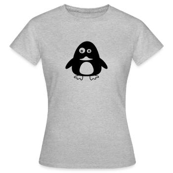 canard fou - T-shirt Femme - gris chiné - Devant - AI Model Female 172 dark (172cm)