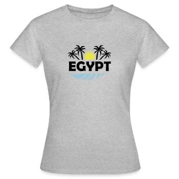 Egypte - T-shirt Femme - gris chiné - Devant - AI Model Female 172 dark (172cm)