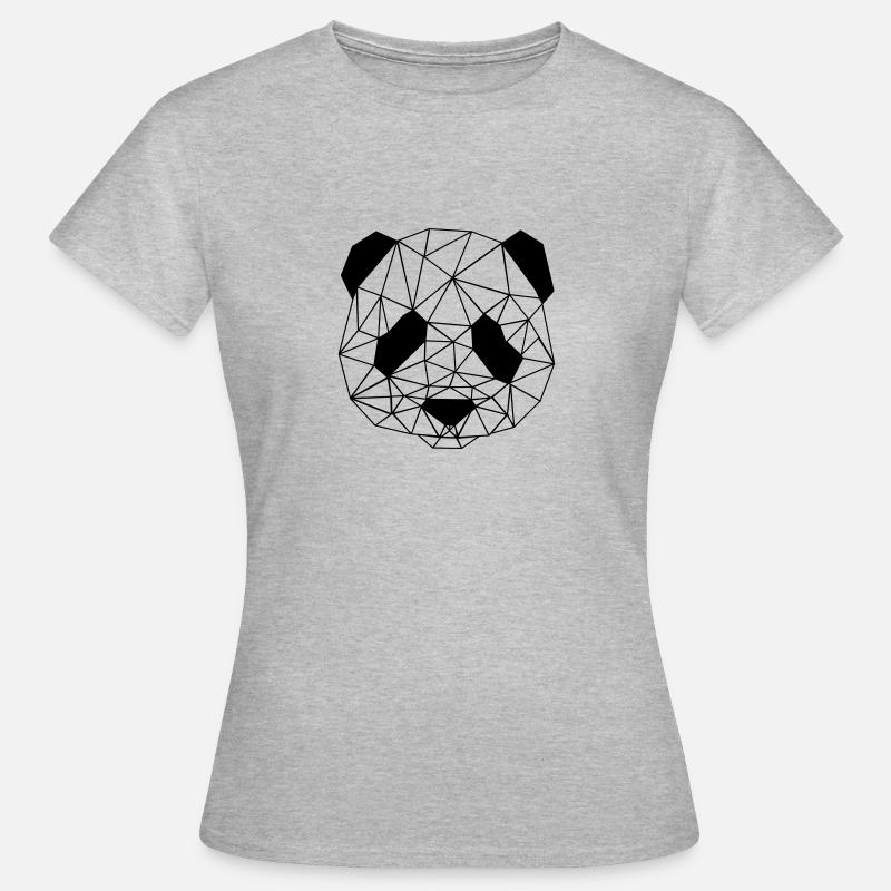 Panda - Women's T-Shirt - heather grey
