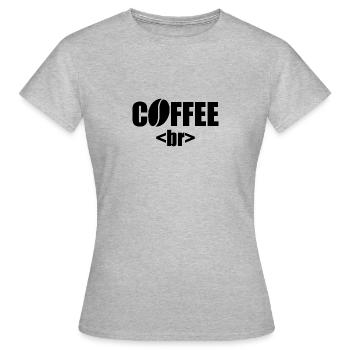 Programmation - T-shirt Femme - gris chiné - Devant - AI Model Female 172 dark (172cm)