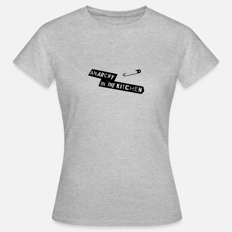 Anarchy In The Kitchen - Women's T-Shirt - heather grey