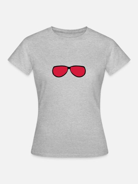 Sonnenbrille 5128 - Frauen T-Shirt - Grau meliert