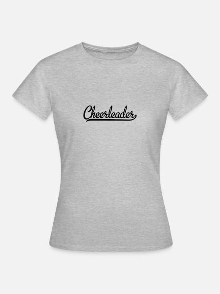 Cheerleader - Frauen T-Shirt - Grau meliert