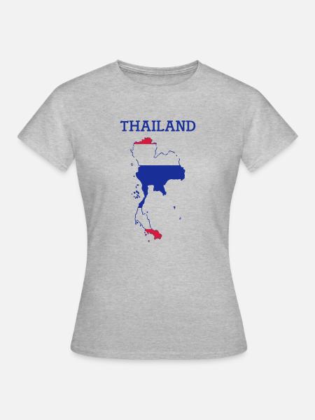 thailand - Frauen T-Shirt - Grau meliert