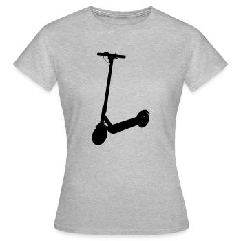Scooter électrique scooter scooter - T-shirt Femme - gris chiné - Devant - AI Model Female 172 dark (172cm)