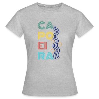 Capoeira - T-shirt Femme - gris chiné - Devant - AI Model Female 172 dark (172cm)