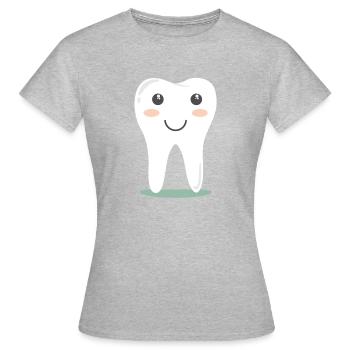 The magic tooth - Women's T-Shirt - heather grey - Front - AI Model Female 172 dark (172cm)