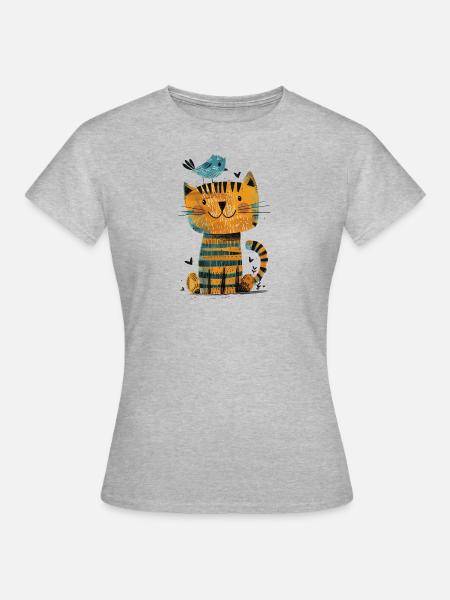 Friendship - Frauen T-Shirt - Grau meliert