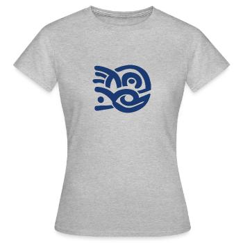Pêche ornement de poisson - T-shirt Femme - gris chiné - Devant - AI Model Female 172 dark (172cm)