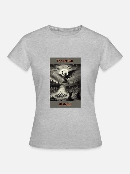 Die Ankunft - Frauen T-Shirt - Grau meliert