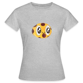 Der kleine Keks - Frauen T-Shirt - Grau meliert - Vorne - AI Model Female 172 dark (172cm)