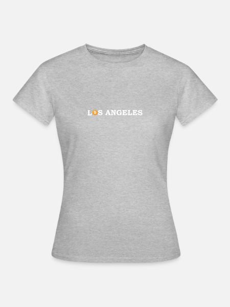 Bitcoin Los Angeles - Women's T-Shirt - heather grey