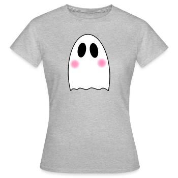 timide - T-shirt Femme - gris chiné - Devant - AI Model Female 172 dark (172cm)
