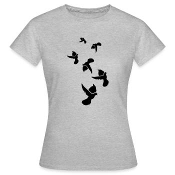 Dove symbol - Women's T-Shirt - heather grey - Front - AI Model Female 172 dark (172cm)