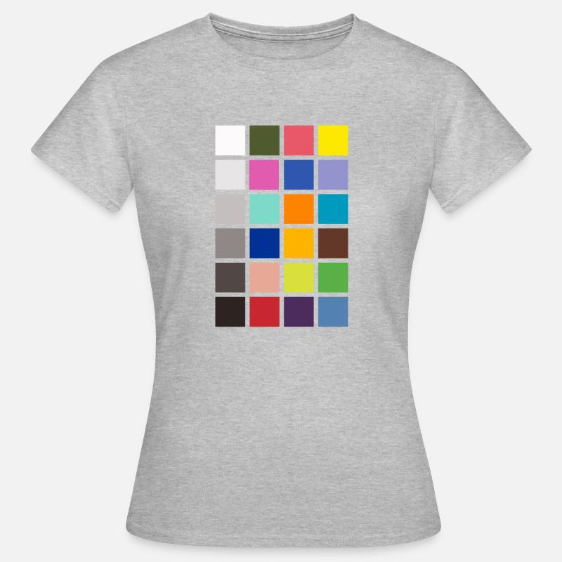 Colour Checker / Colour Reference / Grey Card - Women's T-Shirt - heather grey