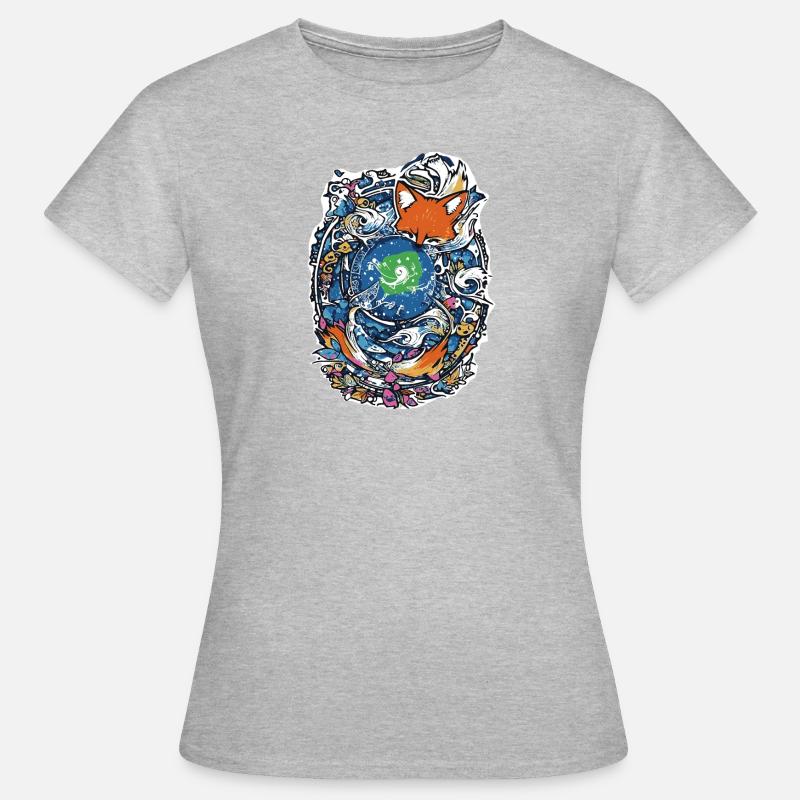 Fox - Women's T-Shirt - heather grey