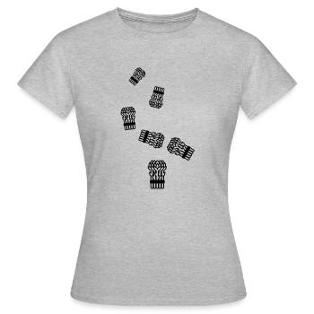 Gemüse icon - Frauen T-Shirt - Grau meliert - Vorne - AI Model Female 172 dark (172cm)