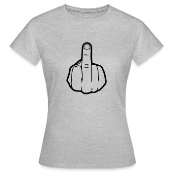 médius - T-shirt Femme - gris chiné - Devant - AI Model Female 172 dark (172cm)