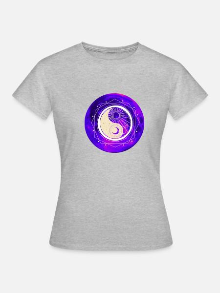MOND - Frauen T-Shirt - Grau meliert