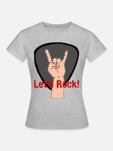 Permet de rock - T-shirt Femme - gris chiné