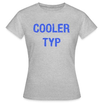 Cool guy - Women's T-Shirt - heather grey - Front - AI Model Female 172 dark (172cm)