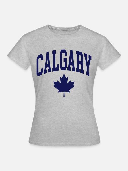 Calgary - Frauen T-Shirt - Grau meliert