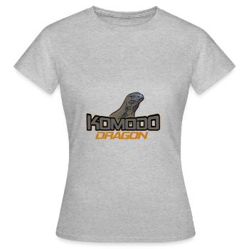 Komodo Monitor Dragon - Women's T-Shirt - heather grey - Front - AI Model Female 172 dark (172cm)