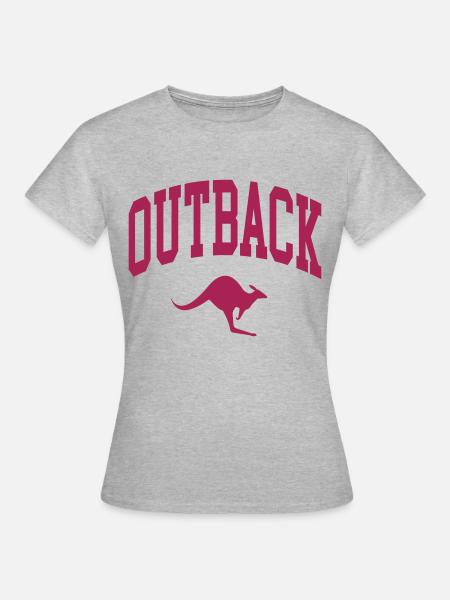 Outback - Frauen T-Shirt - Grau meliert