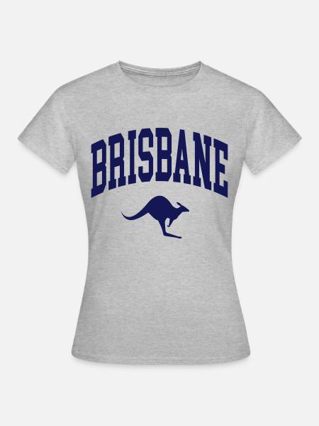 Brisbane - Frauen T-Shirt - Grau meliert