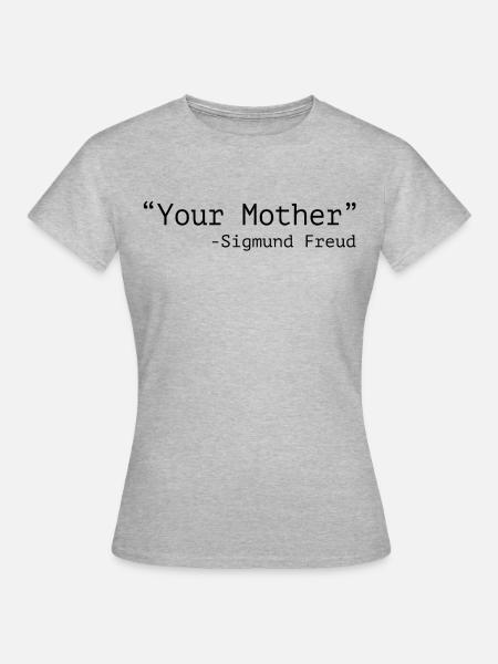 Freud - Frauen T-Shirt - Grau meliert