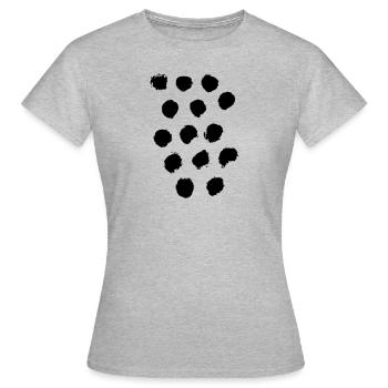 Points - T-shirt Femme - gris chiné - Devant - AI Model Female 172 dark (172cm)