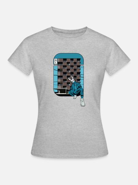 Ronin - Frauen T-Shirt - Grau meliert