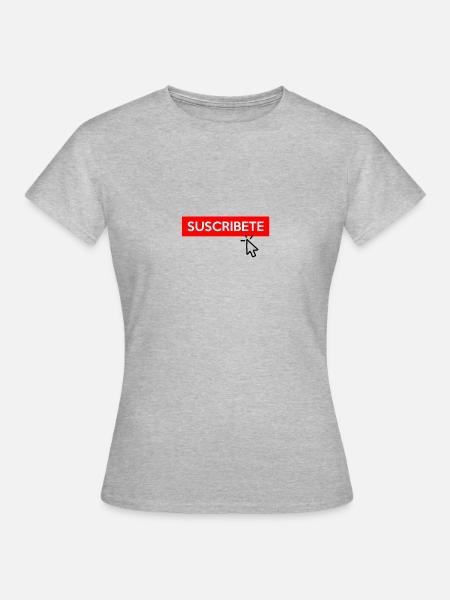 abonnieren - Frauen T-Shirt - Grau meliert
