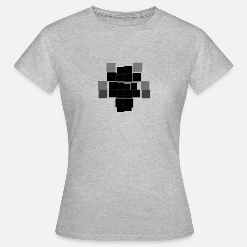 Cube - Women's T-Shirt - heather grey